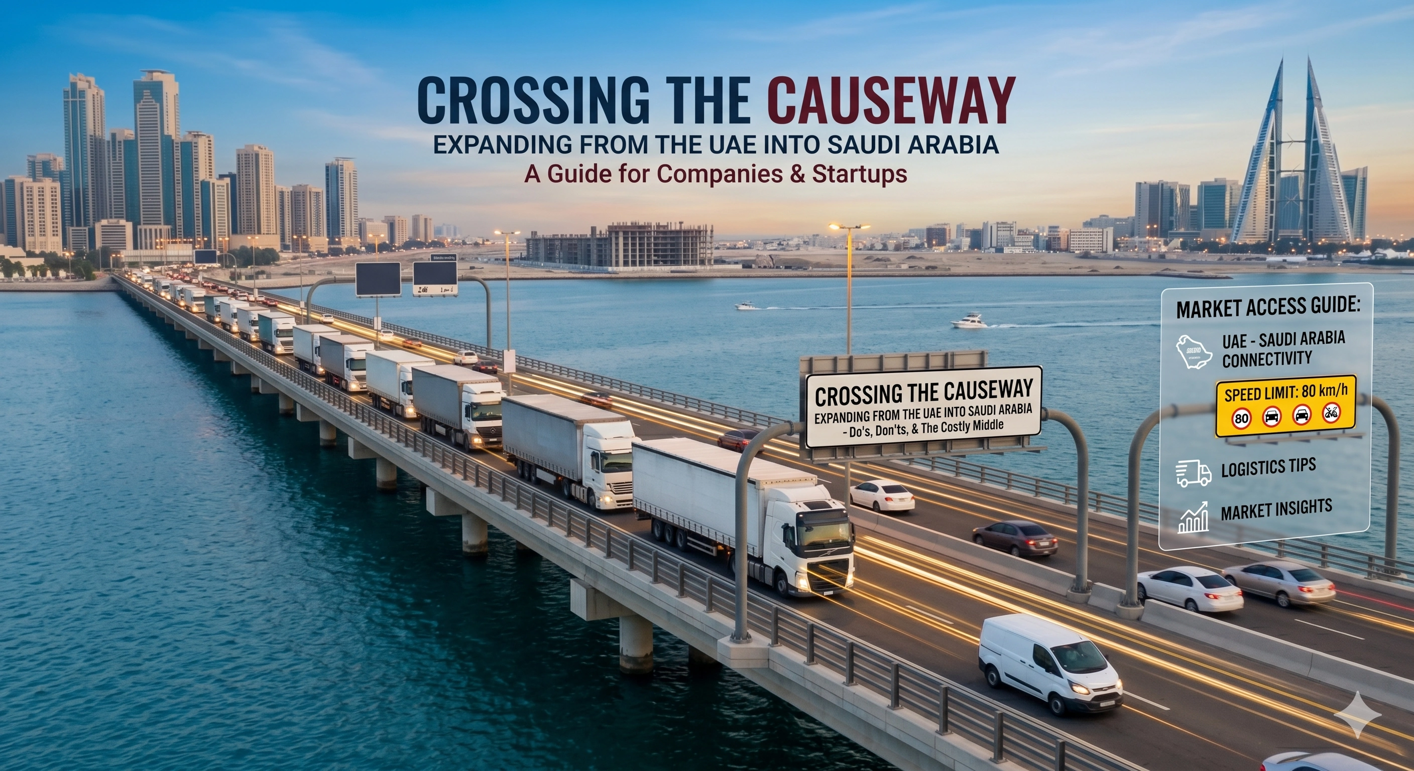 Crossing the Causeway: Expanding from the UAE into Saudi Arabia — Do's, Don'ts, and the Costly Middle